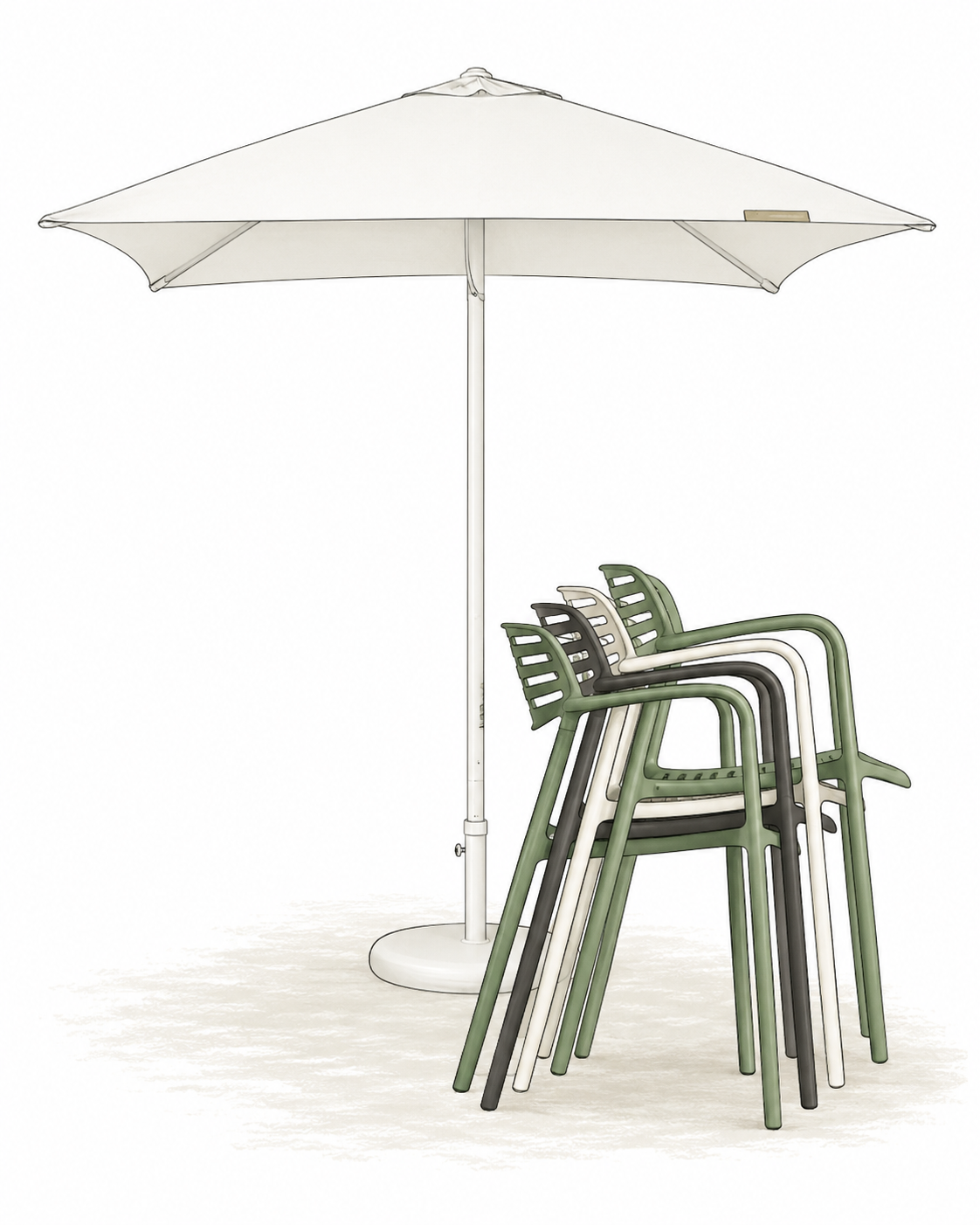 Resol Toledo Eco + Eolo Parasol — Green Edition